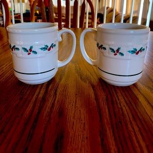 Longaberger Holiday Mugs